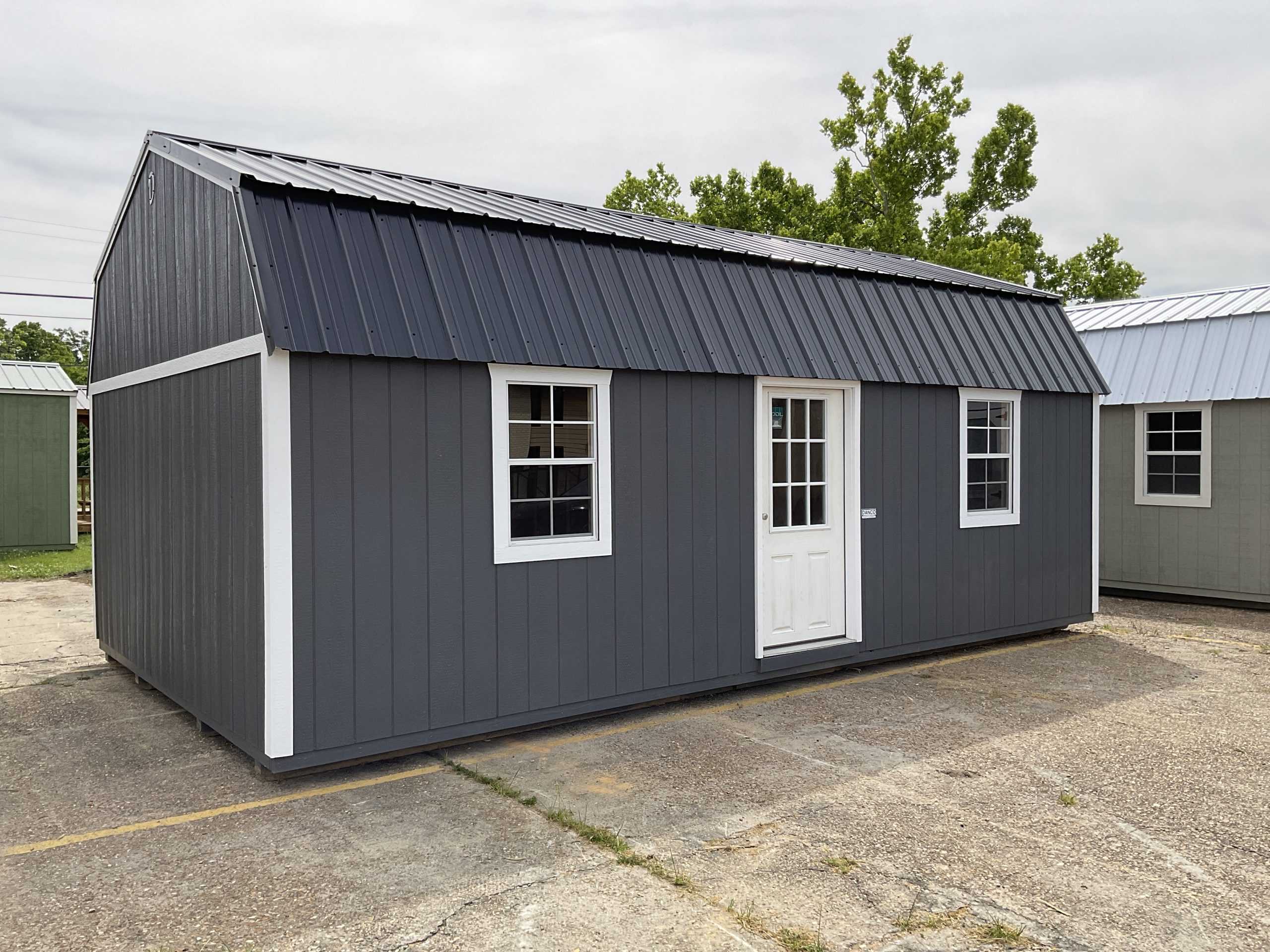 14x24 lofted barn tiny home shell Hammond LA portable building for sale