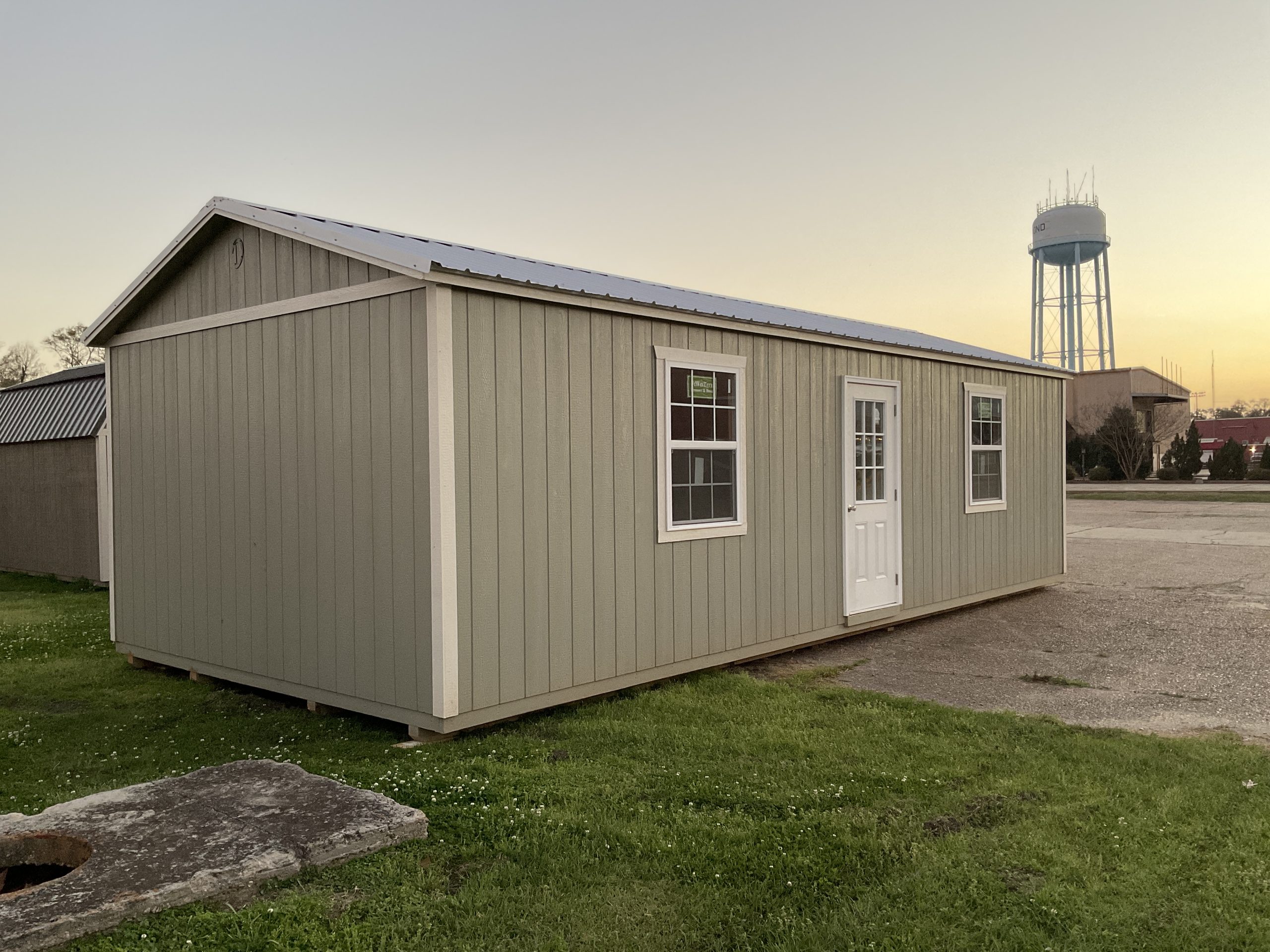 14x32 tiny home shell with interior walls framed for sale in Hammond Louisiana