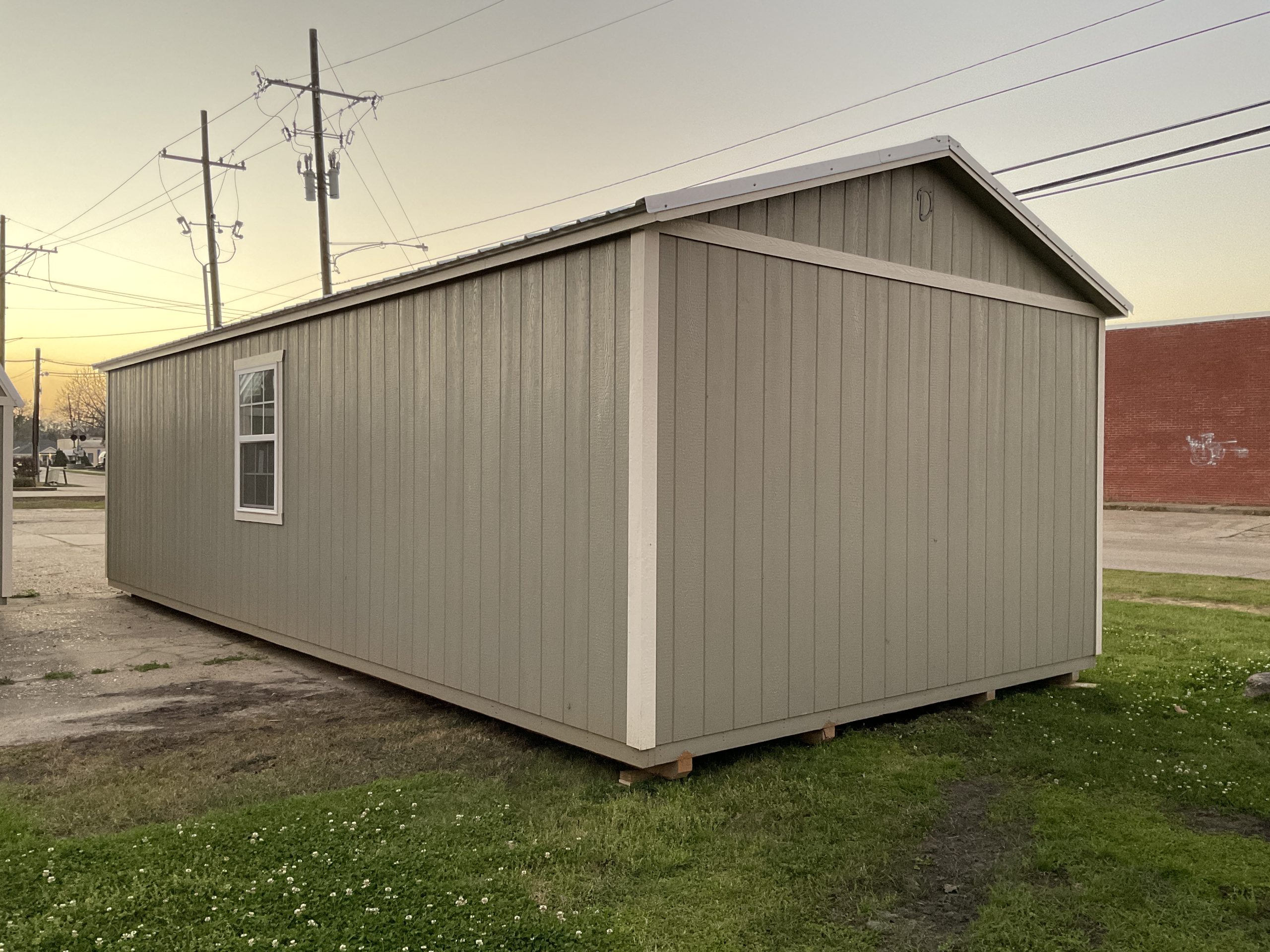 14x32 tiny home shell with interior walls framed for sale in Hammond Louisiana