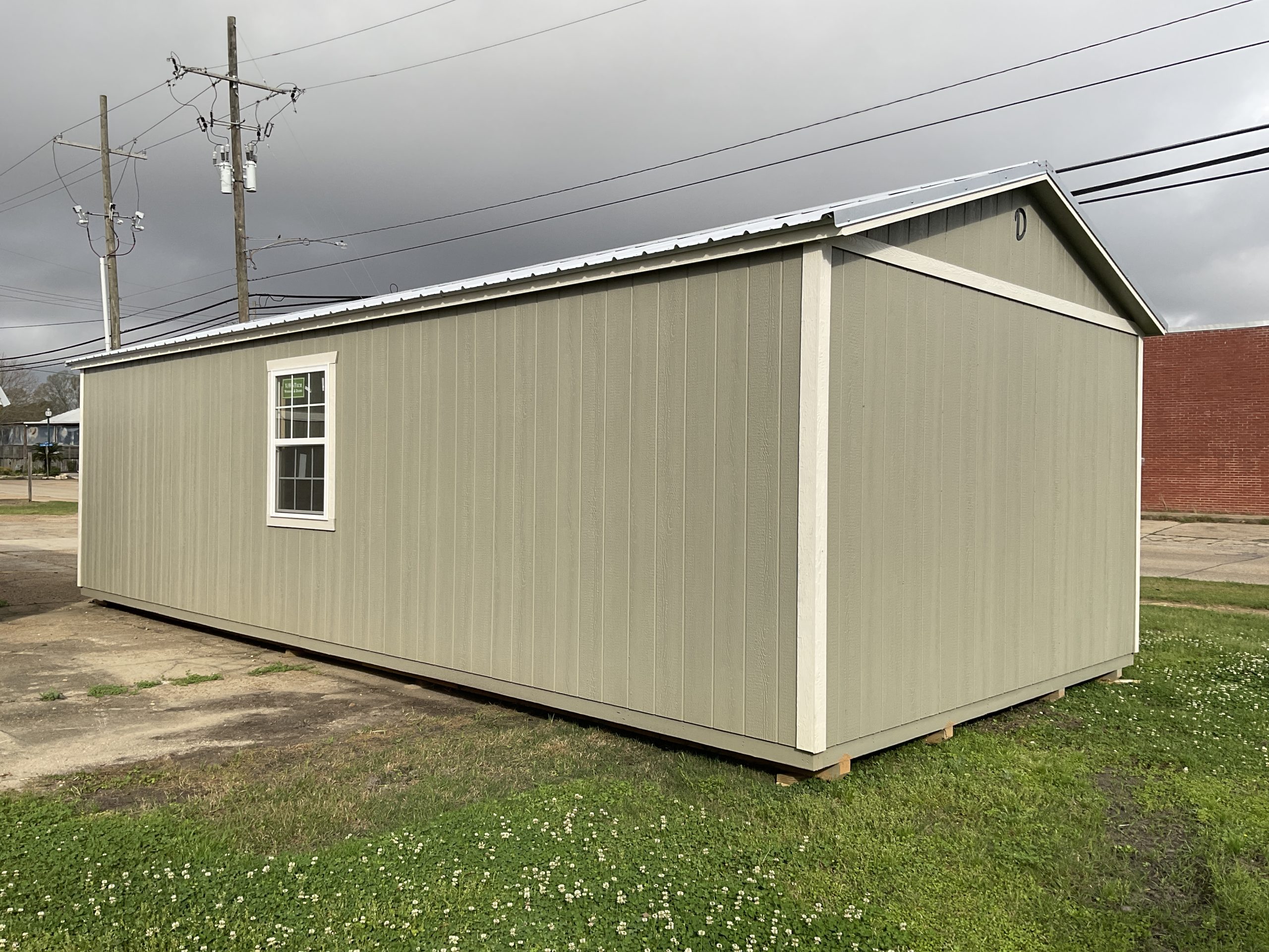 14x32 tiny home shell with interior walls framed for sale in Hammond Louisiana