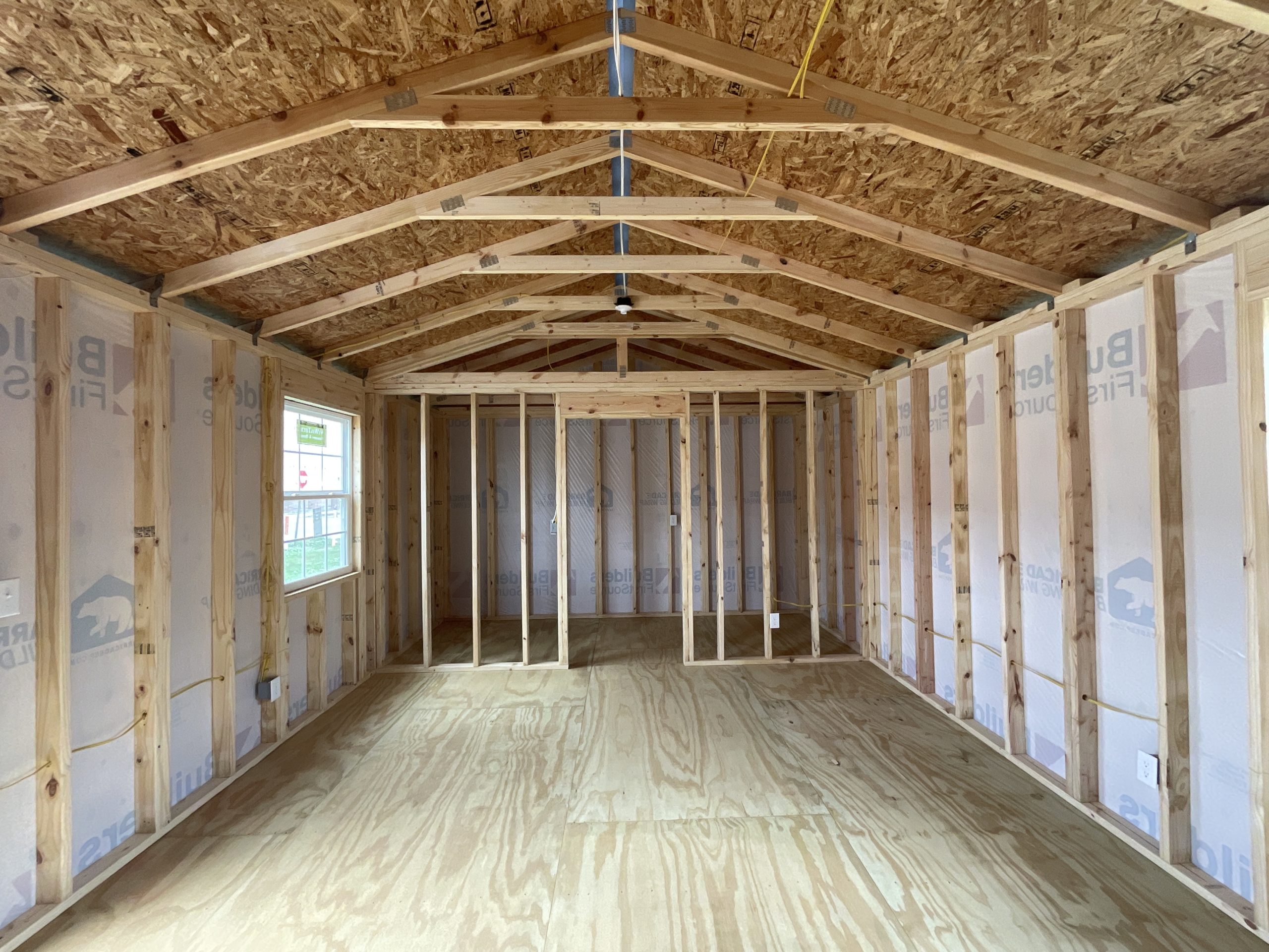 14x32 tiny home shell with interior walls framed for sale in Hammond Louisiana