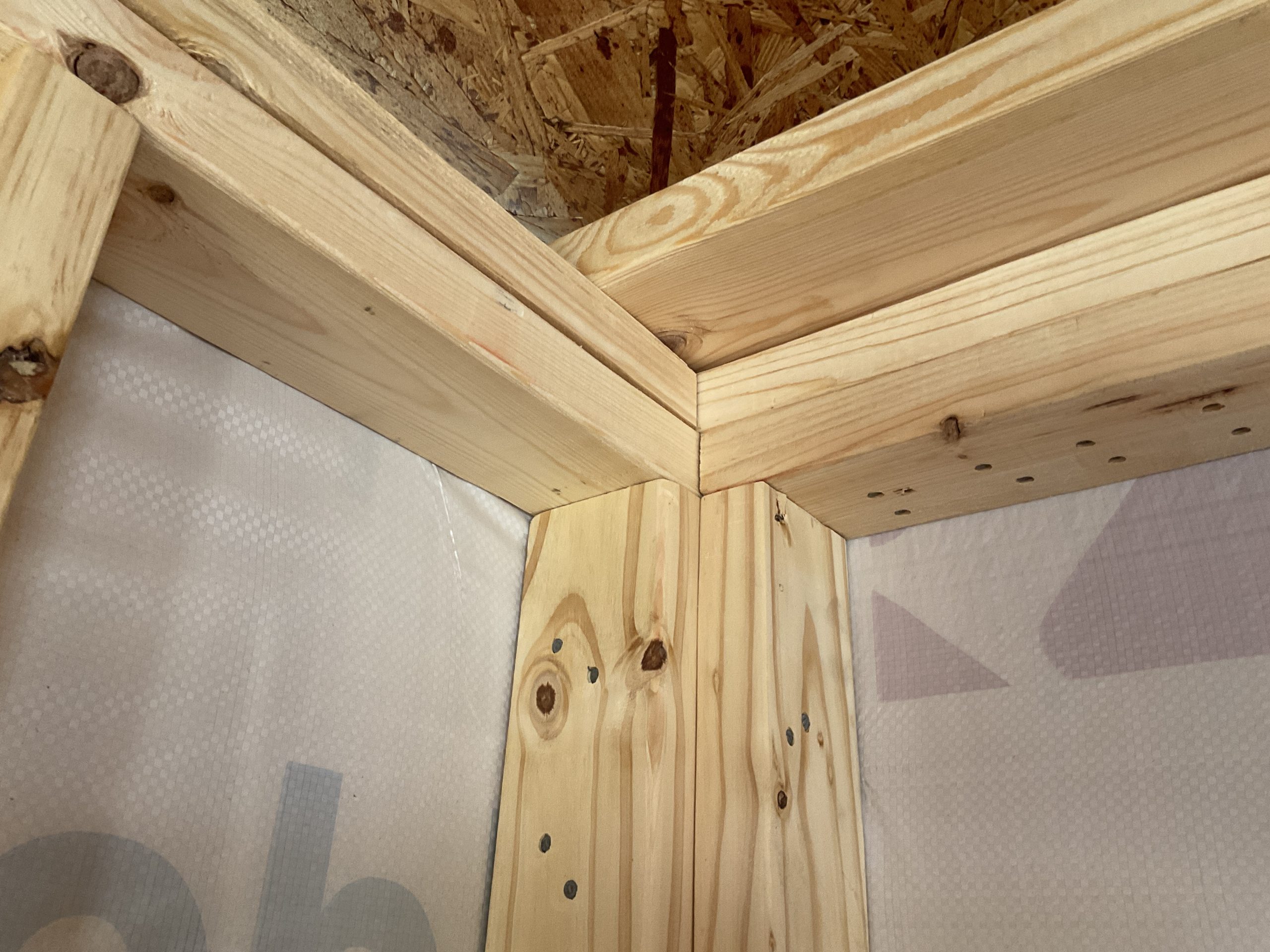 14x32 tiny home shell with interior walls framed for sale in Hammond Louisiana