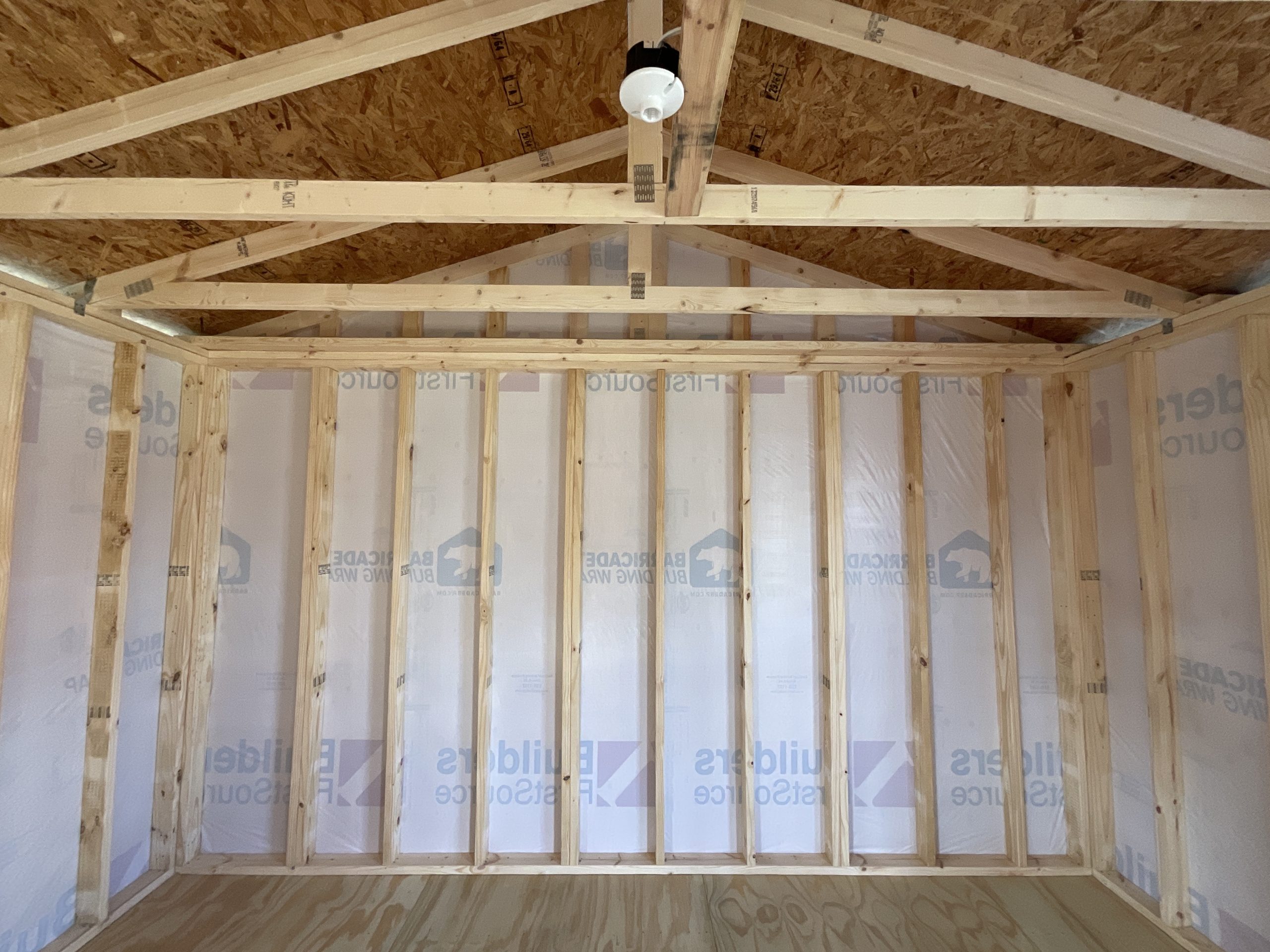 14x32 tiny home shell with interior walls framed for sale in Hammond Louisiana