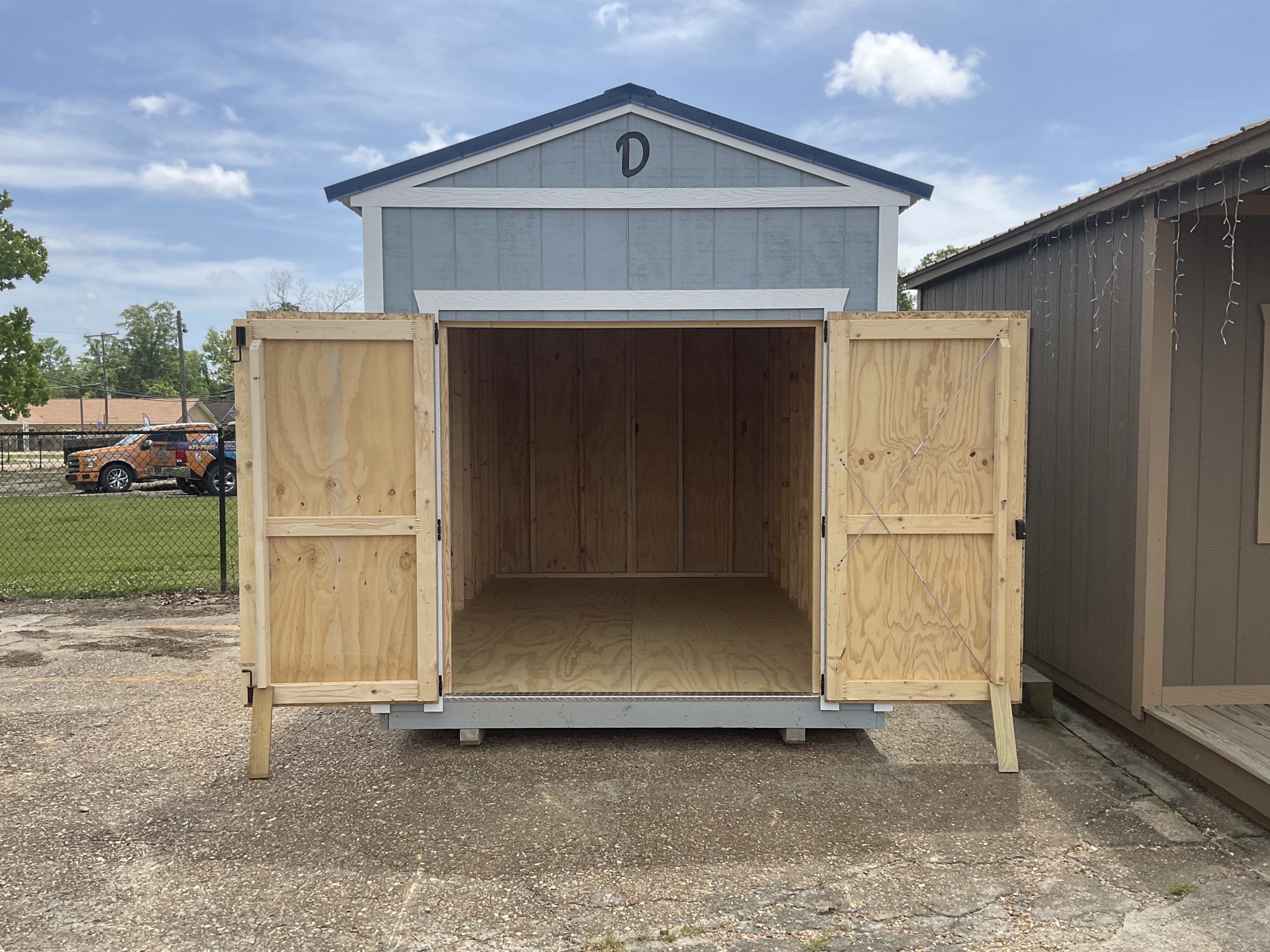 8x12 garden shed portable building for sale hammond la UX260130812 IMG 3445 scaled