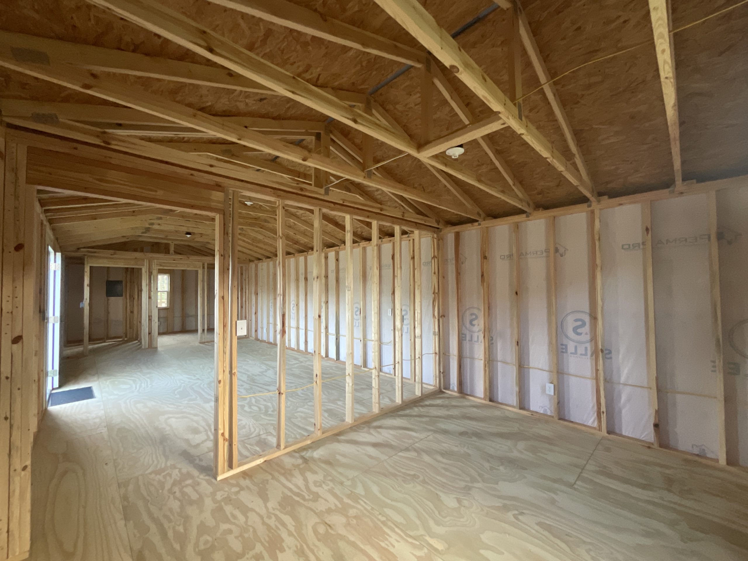 View from primary bedroom across House Shell
