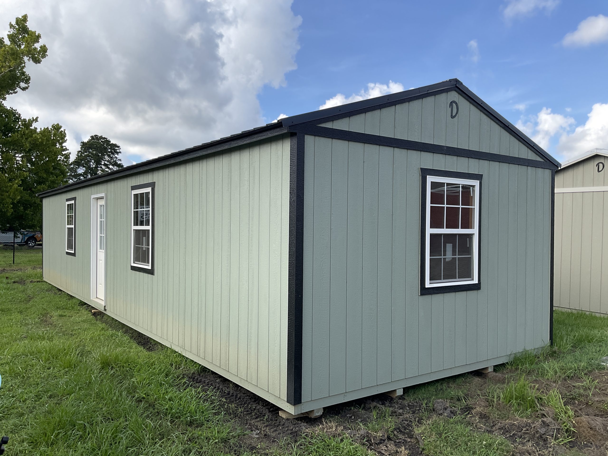 Front right exterior of engineered House Shell