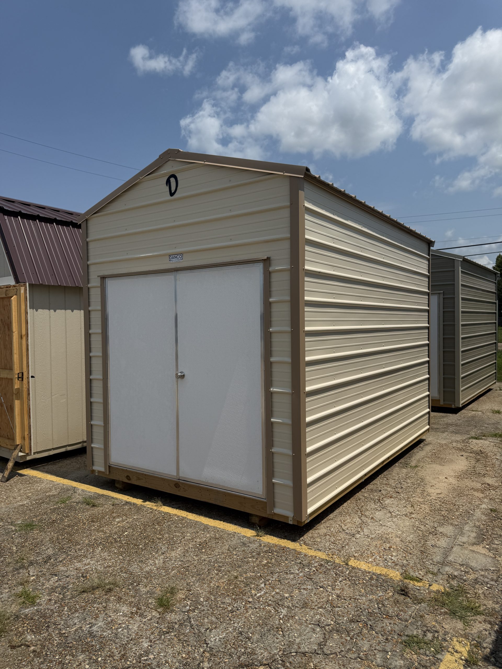8×12 Utility Shed EE in Hammond LA (260331) | A-Best Buildings